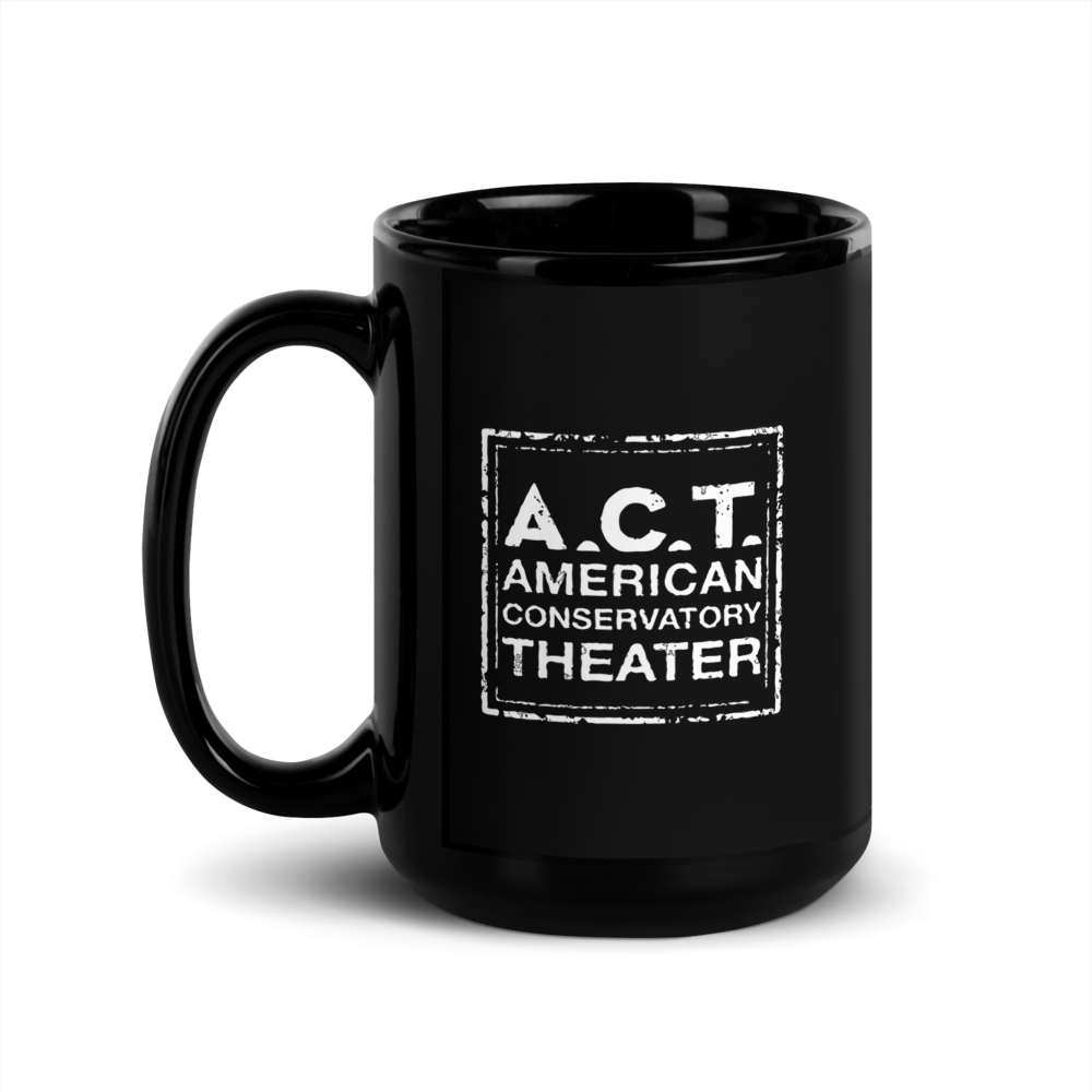 A.C.T. Venues Black Glossy Mug
