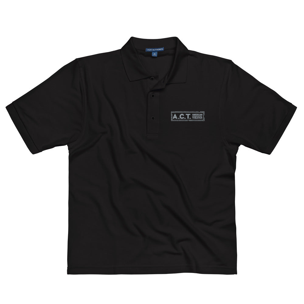 A.C.T. Theater Blacks FOH/BOH Genderless Premium Polo