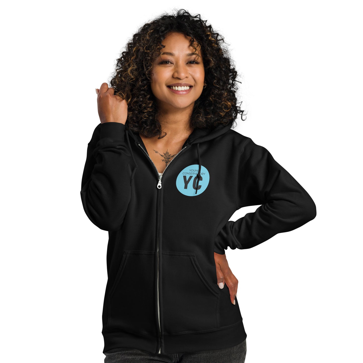 Young Conservatory Genderless Adult Heavy Blend Zip Hoodie