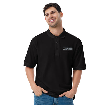 A.C.T. Theater Blacks FOH/BOH Genderless Premium Polo
