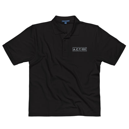 A.C.T. Theater Blacks FOH/BOH Genderless Premium Polo