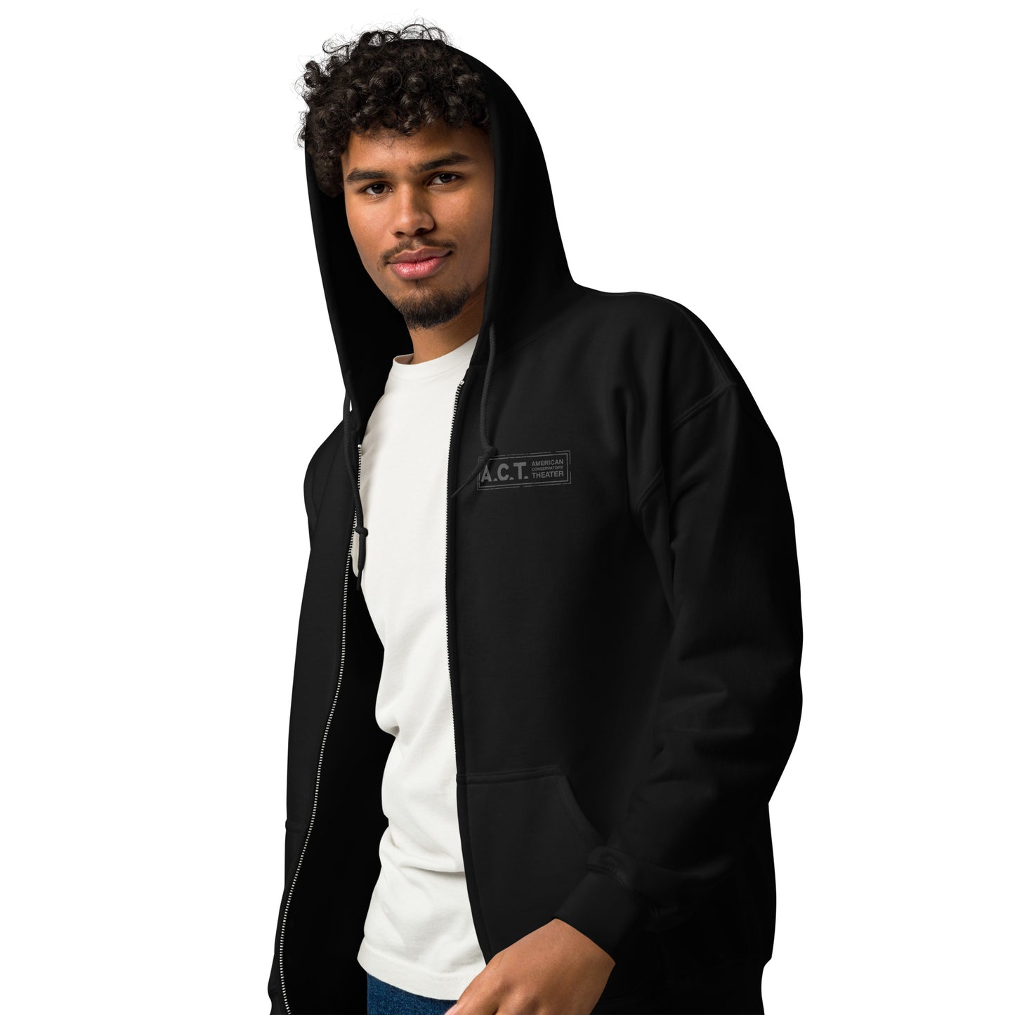 A.C.T. Theater Blacks FOH/BOH Genderless Heavy Blend Zip Hoodie